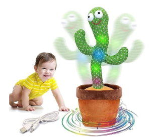 Baby Toys Talking Dancing Cactus with Lights and Music