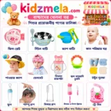 Feeding Items Combo Set for 6 month+ Baby (Color as per stock)