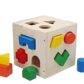 15 Hole Shape Intelligence Box for Kids – Wooden Educational Toy