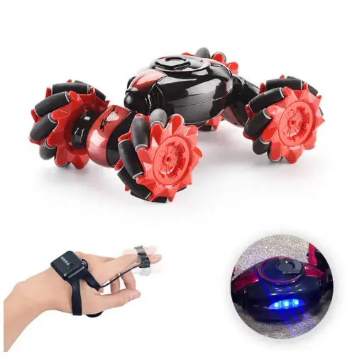 RC Car Stunt Remote Control Car Speed PioneerTwisting Drift Car 2.4GHz Gesture Sensor Watch Control Toy Cars Off Road Vehicle 360 Flips with Lights Music for Boys Girls - Kids No Ratings3 Answered Questions
