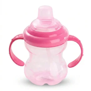 Slicone Nipple Kids Water Bottle/Mom Pot 250ml -1 Pcs Multicolour